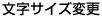 文字サイズ変更